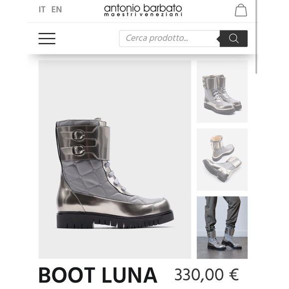 New Antonio Barbato mirrored leather boots 🇮🇹 - Picture 5 of 5